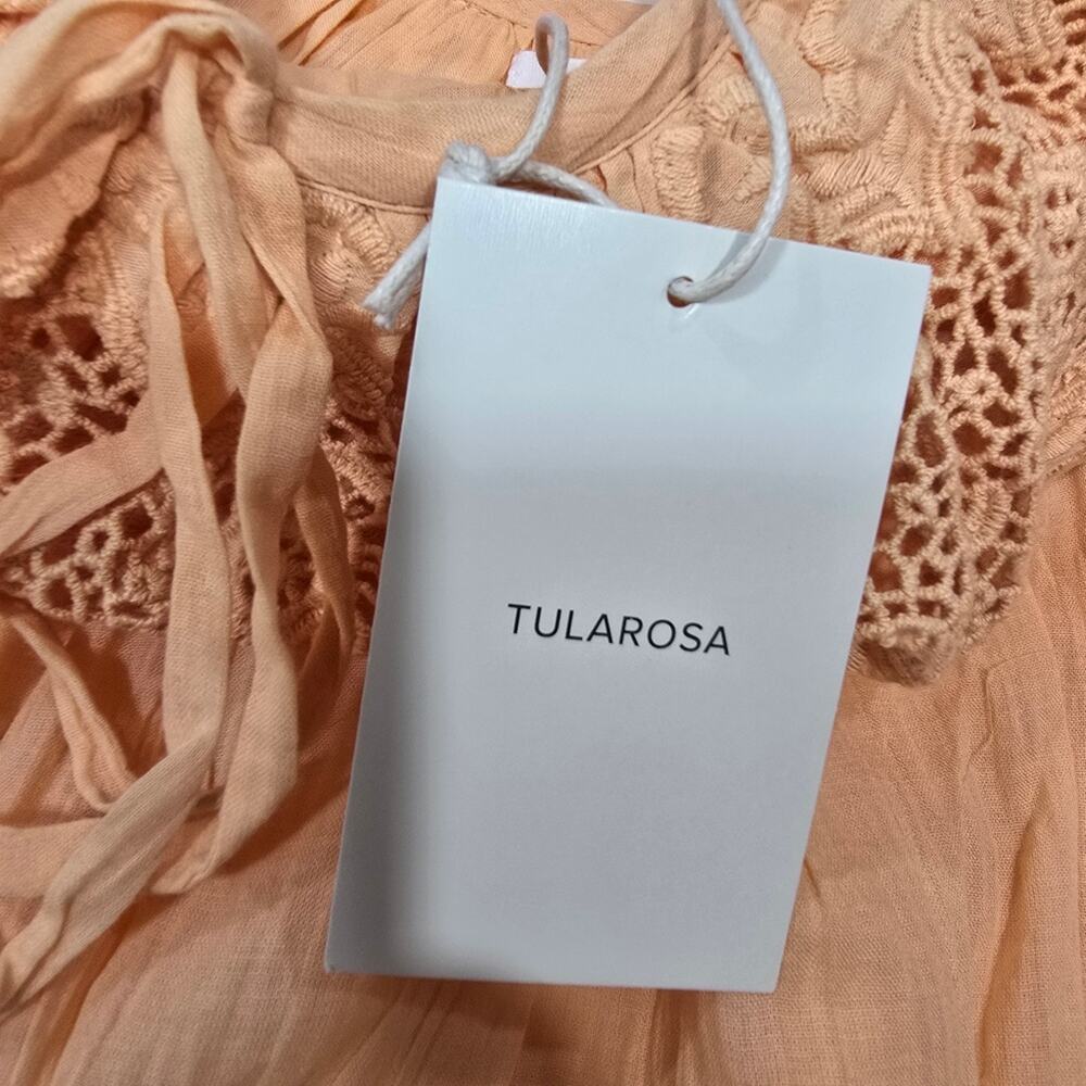 Tularosa Crawford Dress in Cantaloupe Orange XS - Picture 6 of 12